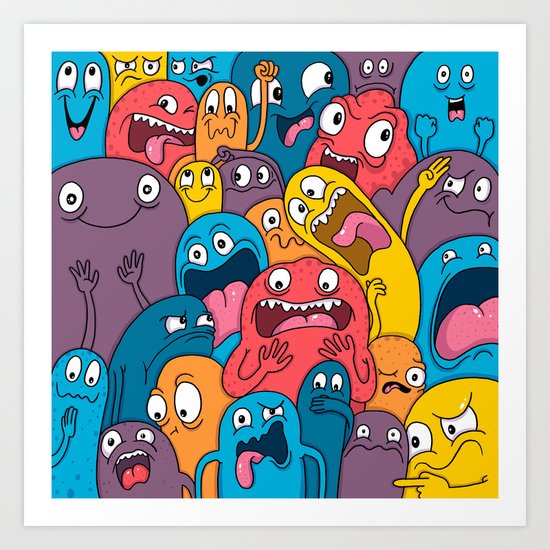 Weird Bros Art Print