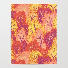 Autumn Trees Poster