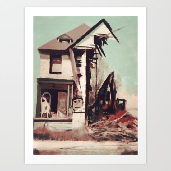 Demolition Art Print