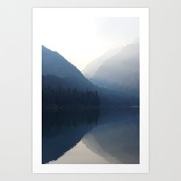 Grand Teton Lake Reflection Art Print