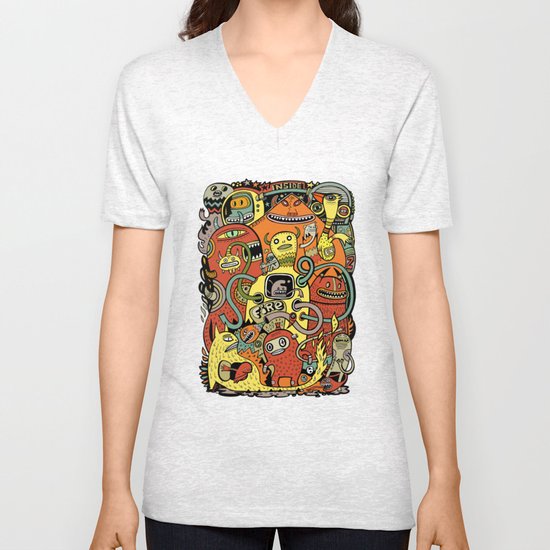 Warm in Unisex V-Neck