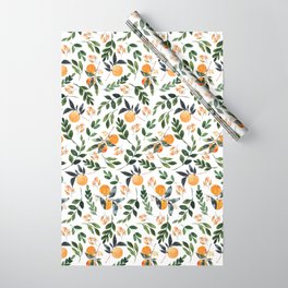 Orange Grove Wrapping Paper