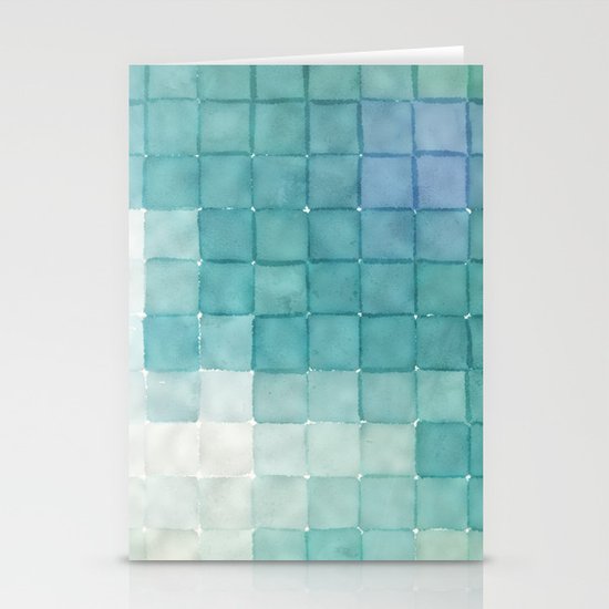 Polaroid Pixels IV (Clouds) Stationery Cards