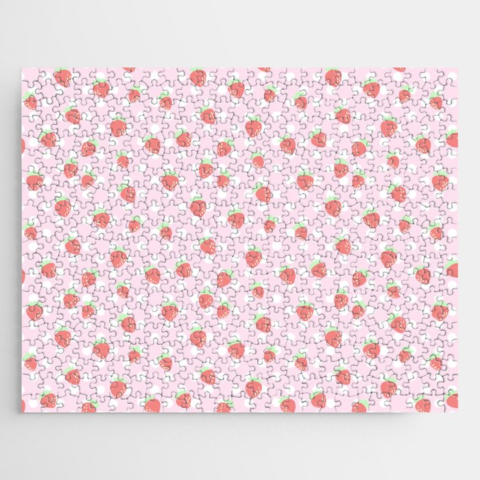 Strawberries And Polka Dots  Jigsaw Puzzle