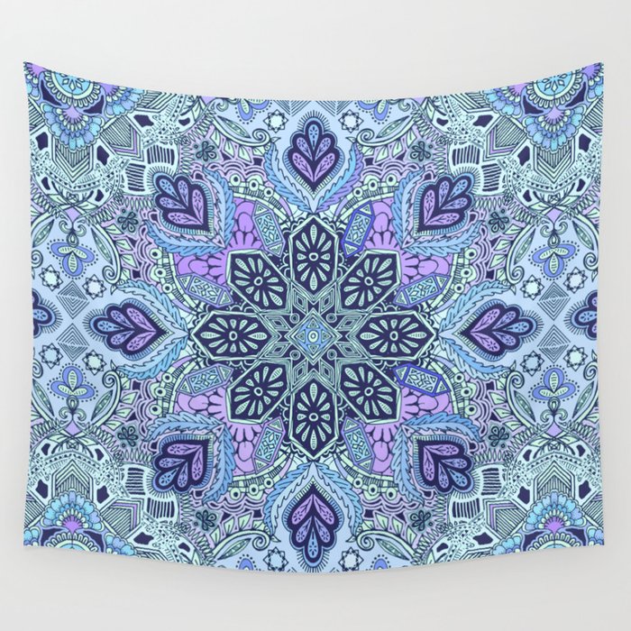 Navy blue tapestry deals