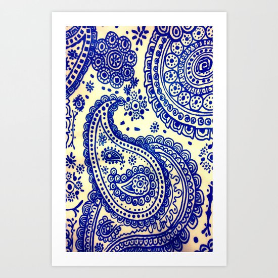 Paisley :) Art Print