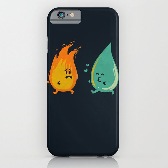 Impossible Love (fire and water kiss) iPhone & iPod Case