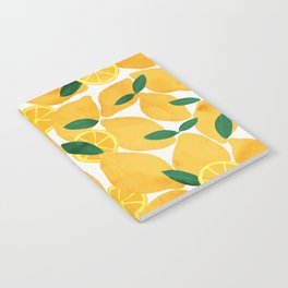 lemon mediterranean still life Notebook