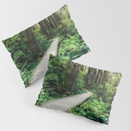 Forest Boardwalk - Redwood National Park Hiking Pillow Sham