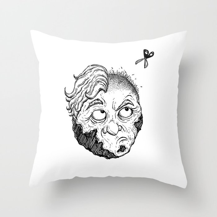 Tree Trimmer Throw Pillow