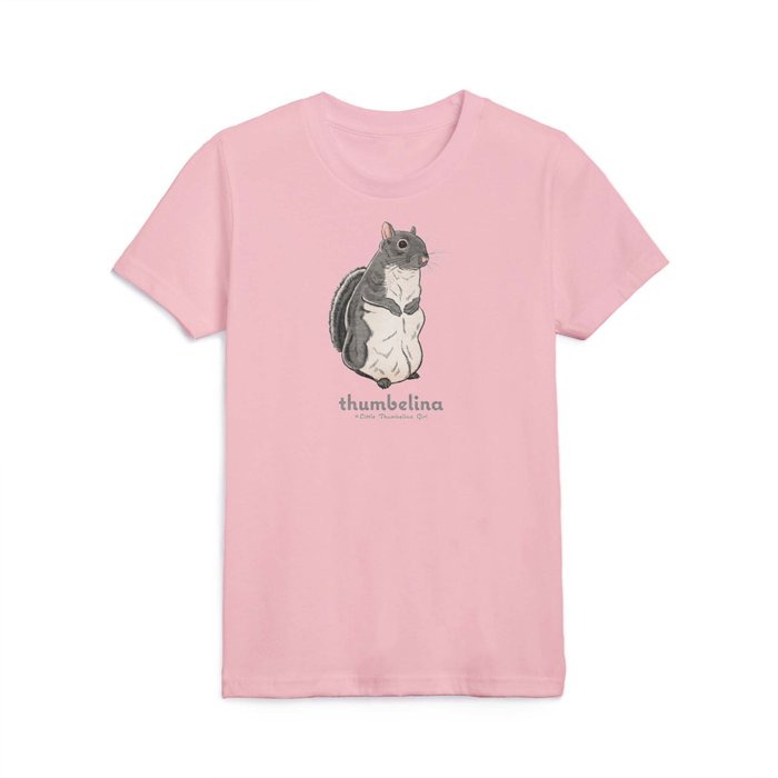 Little Thumbelina Girl: Meerkat Squirrel Kids T Shirt