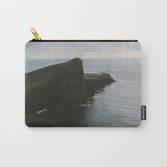 Neist Point Lighthouse at the Atlantic Ocean - Landscape Photography Carry-All Pouch