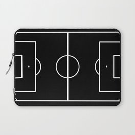 Soccer field / Football field in Black and White Laptop Sleeve