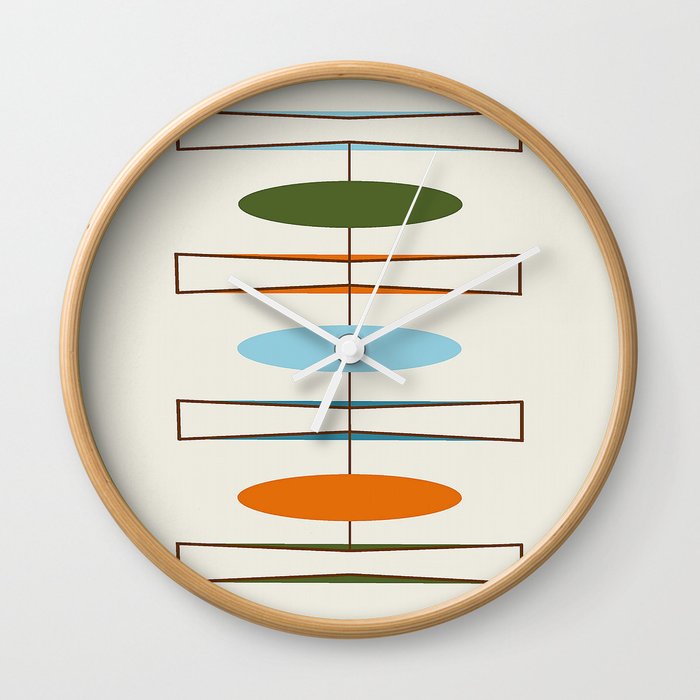 Mid-Century Modern Art 1.2 Wall Clock