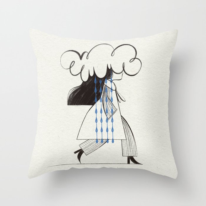 Season of gloom Throw Pillow