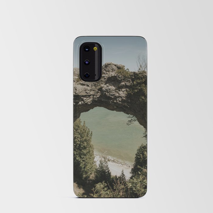 Arch Rock on Mackinac Island in Michigan Android Card Case