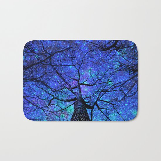 falling stars Bath Mat
