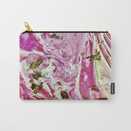 Amethyst Dreams Carry-All Pouch | Abstractart, Paintpouring, Goldleafing, Painting, Acrylic, Acrylicpouring 