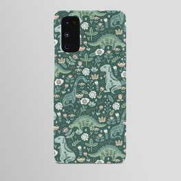 Folk Floral Dinosaur Android Case