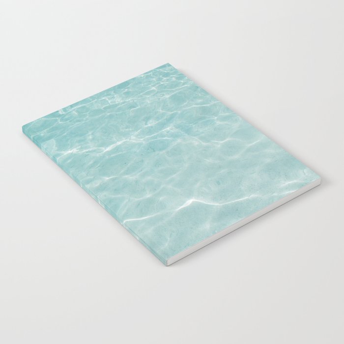 Crystal Clear Soft Turquoise Ocean Dream #1 #wall #art #society6 Notebook