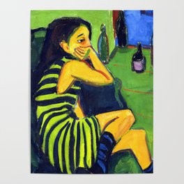 Ernst Ludwig Kirchner Artist Marcella Poster