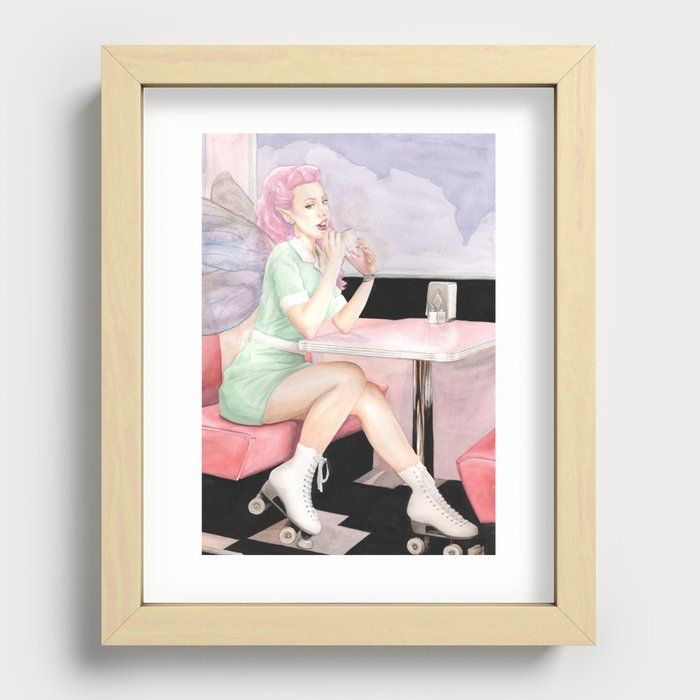 Back in 5 Recessed Framed Print