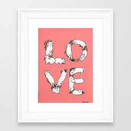 LOVE Framed Art Print