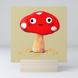 Wall-Eyed Mushroom Mini Art Print