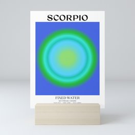 Scorpio Gradient Print Mini Art Print