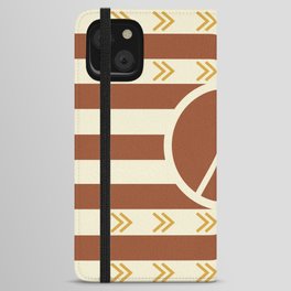 Boho Style Peace Sign iPhone Wallet Case