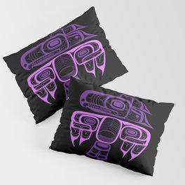 Tlingit thunderbird purple Pillow Sham