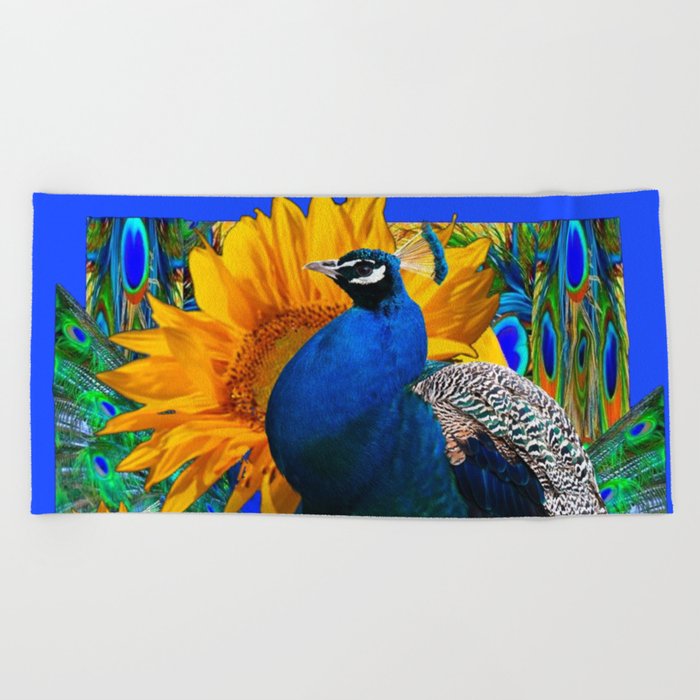 Peacock best sale blue towels
