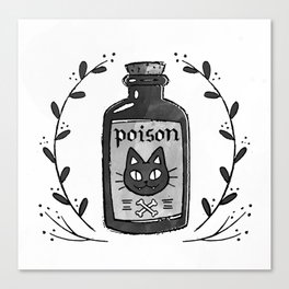Poison Bottle Canvas Print