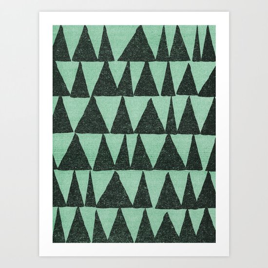 Analogous Shapes. Art Print