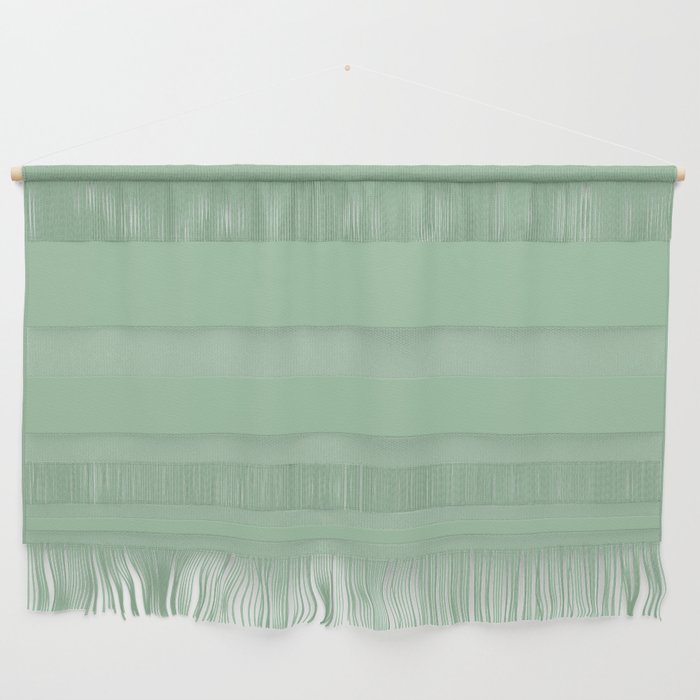 SEA GLASS GREEN. Plain pastel color  Wall Hanging