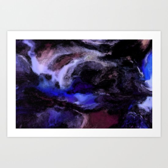 TURMOIL OF THE MIND Art Print