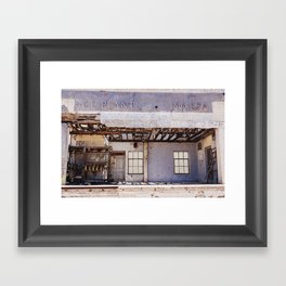Marfa Texas Ice Plant Abandoned Building Photography Framed Art Print