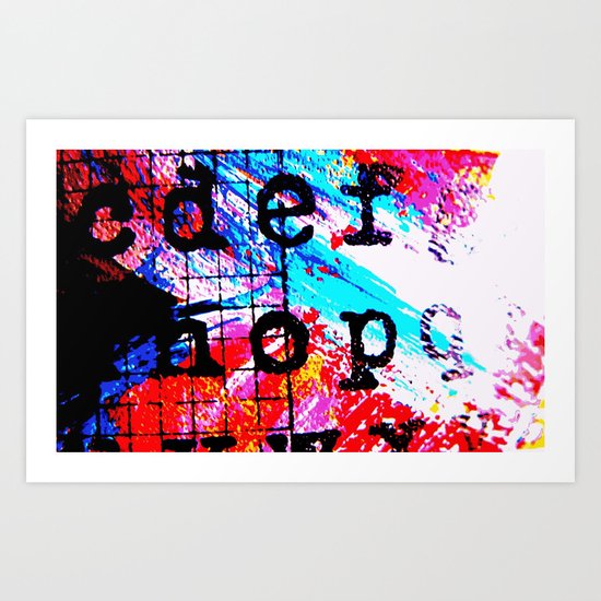 abstract 6 Art Print