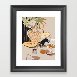 Fruitful Spread Framed Art Print