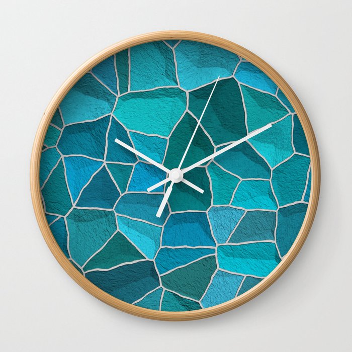 Blue Wall Clock