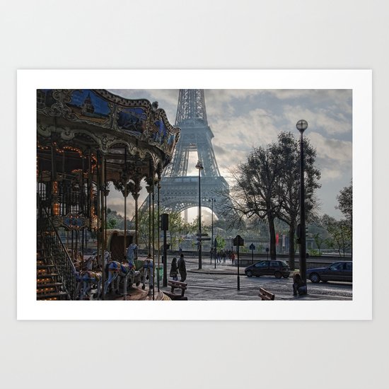 manège parisienne Art Print