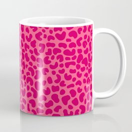 Feline Animal Print - Red Violet Coffee Mug