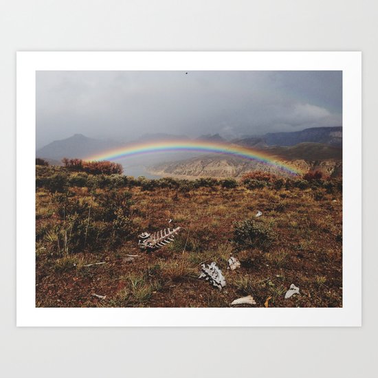 Rainbones Art Print