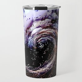 Abstract liquid hurricane Travel Mug