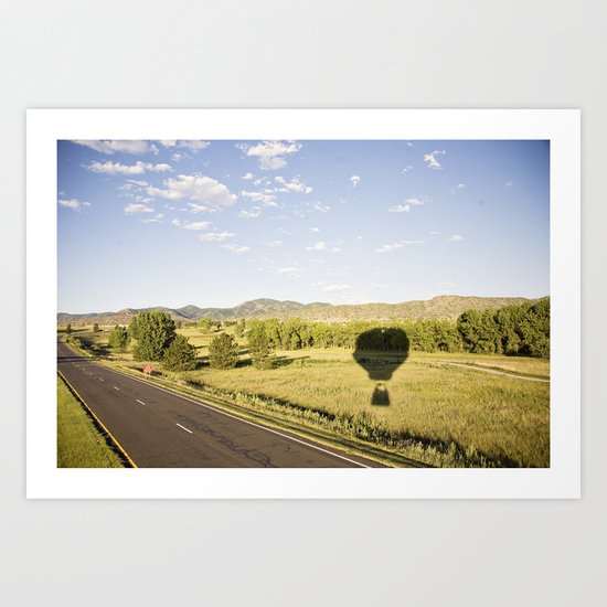 away we go::denver Art Print