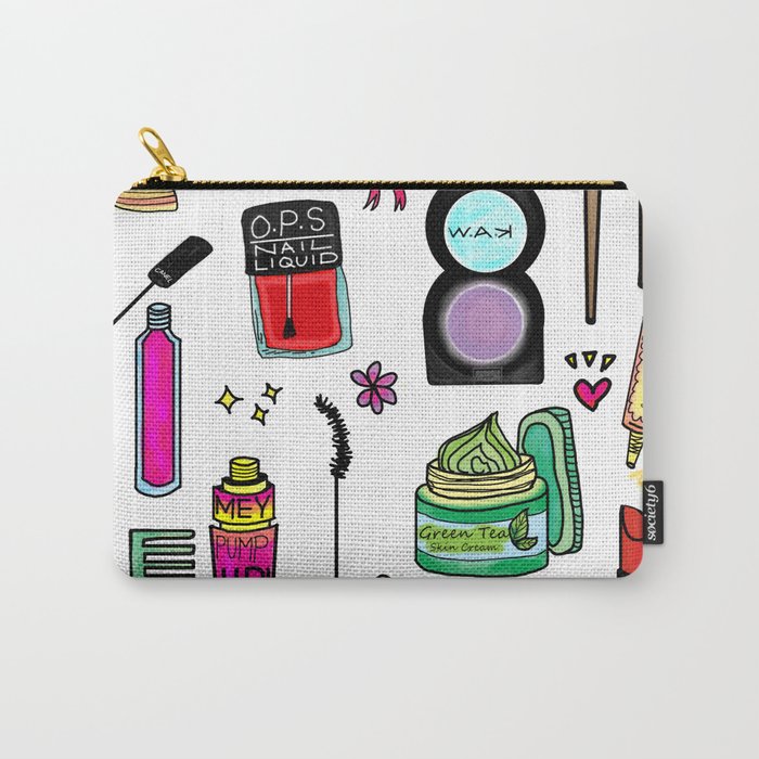 Cosmetic Doodles Carry-All Pouch
