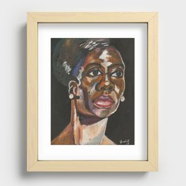 Nina Simone Recessed Framed Print