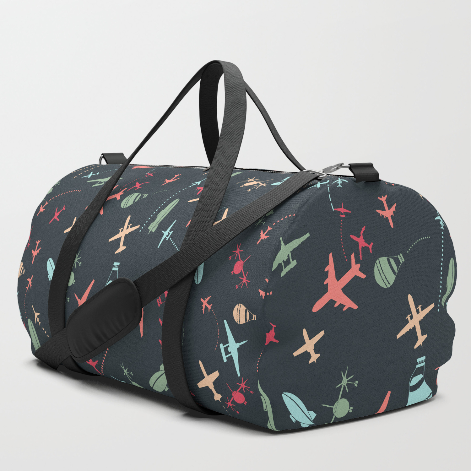 duffel bag airplane