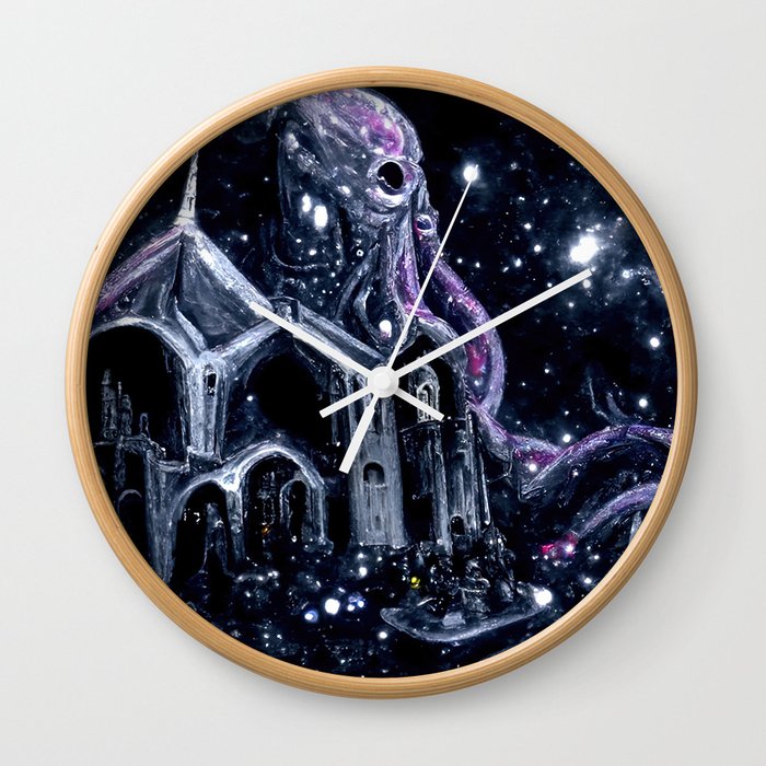 The Church of Cosmic Horror Wall Clock