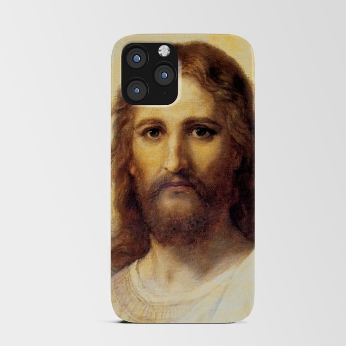 Head of Christ by Heinrich Hofmann iPhone Card Case